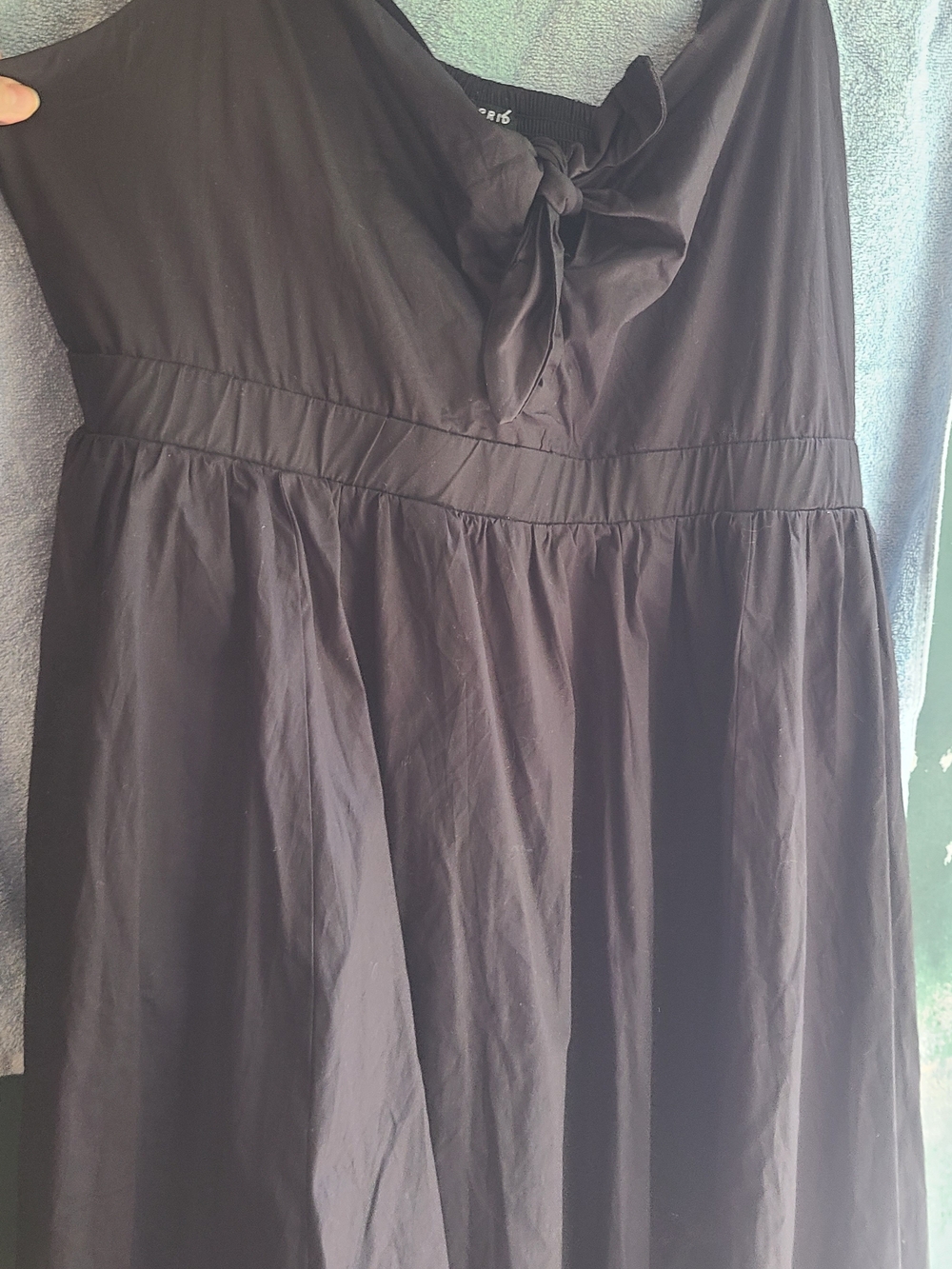 torrid Black Tie-Front Fit & Flare Dress